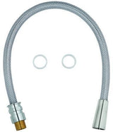 GROHE Brauseschlauch 46871 chrom – Flexibler Schlauch für Spültischbatterien mit konischer Kupplung