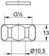 GROHE Verschraubung 44043800 für Eichelberg Standventil – Präzise Sanitär-Armaturen-Zubehör