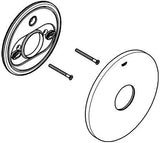 GROHE Rosette 46587 in Chrom – Ø 189 mm Abdeckrosette mit 53,4 mm Innendurchmesser