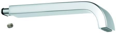 GROHE Auslauf 42365 chrom – gebogener Messing-Auslauf mit Schaumstrahldüse