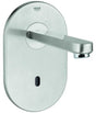GROHE Eurosmart CE Infrarot-Elektronikbatterie für Waschtisch, Wandmontage, Edelstahl, 172 mm Auslauf, 230 V