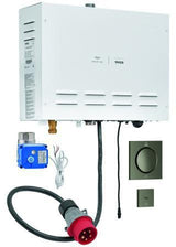 GROHE F-digital Deluxe Dampfgenerator 100751 – 9,9 kW, 400 V, für Kabinen bis 16 m³, satin graphite