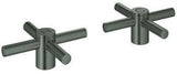 GROHE Atrio Kreuzgriffe 14215 – 1 Paar in Chrom mit Warm-Kalt-Markierung