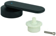 GROHE Griff 48015 für Veris Zweigriff-Waschtischbatterien – Markierung blau, velvet black