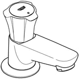 GROHE Costa Standventil DN15 mit Gussauslauf, Mousseur & blauer Markierung – Chrom