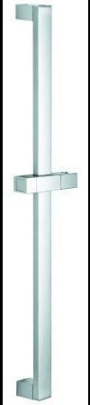 GROHE Euphoria Cube Brausestange 600 mm Chrom – Eckige Duschstange mit Gleiter und Gelenkstück
