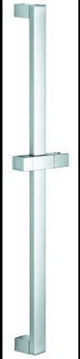 GROHE Euphoria Cube Brausestange 600 mm Chrom – Eckige Duschstange mit Gleiter und Gelenkstück