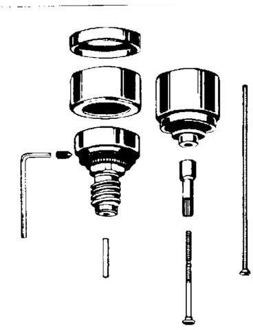 GROHE Verlängerungssatz Automatic 2000 47172 für Griffe ohne Spartaste 1/2 Zoll 27,5 mm Chrom