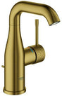 GROHE Essence Einhand-Waschtischbatterie M-Size Cool Sunrise gebürstet mit SilkMove und EcoJoy
