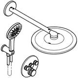 GROHE Grohtherm SmartControl Duschsystem Unterputz 3 Absperrventile Rainshower SmartActive chrom rund