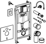 GROHE Rapid SL 5-in-1 Set für WC – 1,13 m Bauhöhe, Vorwandmontage, Schallschutz inklusive