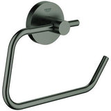 GROHE Essentials WC-Papierhalter ohne Deckel, Metall Chrom, verdeckte Befestigung