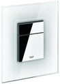 GROHE Abdeckplatte 42369 mit Drucktaste in Moon White – Passend für WC-Betätigungen