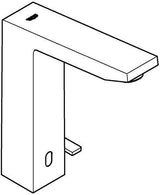 GROHE Eurocube E Infrarot-Elektronik Waschtisch-Armatur mit Mischung und Temperaturbegrenzer, Batteriebetrieb, Chrom