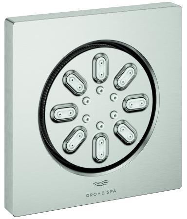 GROHE Rainshower Aqua Seitenbrause 26802 eckig 2 Strahlarten chrom 3,3 l/min
