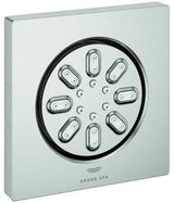 GROHE Rainshower Aqua Seitenbrause 26802 eckig 2 Strahlarten chrom 3,3 l/min