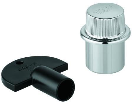 GROHE Kappe 01490 für Atlanta UP-Ventil-Oberbau – Steckschlüssel, Chrom, PG06