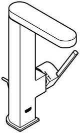 GROHE Plus Einhand-Waschtischbatterie L-Size mit schwenkbarem Auslauf und SilkMove Technologie