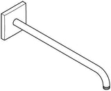 GROHE Rainshower Brausearm 422 mm Metall chrom eckige Rosette