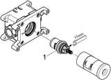 GROHE Rapido C Einbaubox 35028 – 1-fach Unterputz-Ventil, stufenlos einstellbar