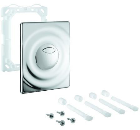 GROHE WC-Betätigung Surf 42302 – 2-Mengen- & Start/Stopp-Technik, chrom