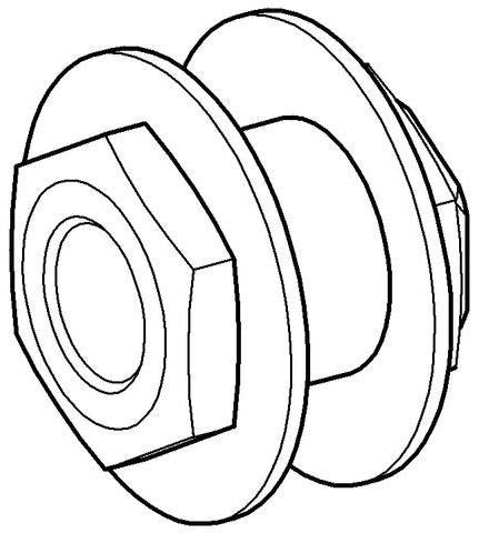 GROHE Armaturenanschluss 42328 DN 15 gerade – 1/2'' Anschluss für Vorwand-Installationen