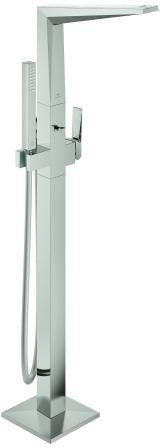 GROHE Allure Brilliant Private Collection Wannenbatterie – Bodenmontage, White Attica, Chrom