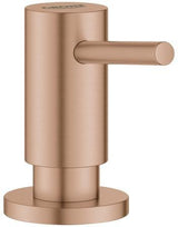 GROHE Cosmopolitan Seifenspender 500 ml – hard graphite, Wandmontage, für Flüssigseife