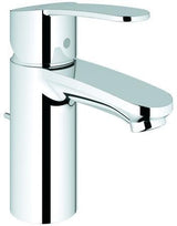 GROHE Eurostyle Cosmopolitan Einhand-Waschtischbatterie mit Zugstangen-Ablaufgarnitur, chrom, EcoJoy