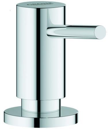 GROHE Cosmopolitan Seifenspender 500 ml – hard graphite, Wandmontage, für Flüssigseife