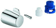 GROHE Absperrgriff 49006 Grohtherm Special Chrom – Ergonomischer Drehknopf für Thermostate