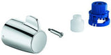 GROHE Absperrgriff 49006 Grohtherm Special Chrom – Ergonomischer Drehknopf für Thermostate