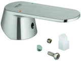 GROHE Hebel 46681 für Eurosmart C – Ersatzgriff in Chrom mit rot/blauer Temperaturanzeige