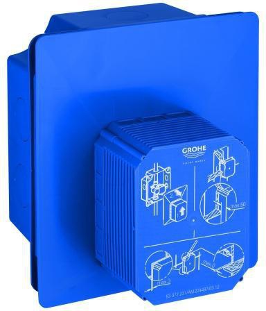 GROHE Rapido UMB Rohbauset für Urinal – für manuelle Betätigung oder Tectron IR Elektronik 6V