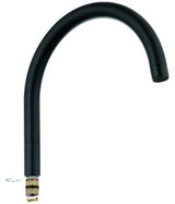 GROHE C-Auslauf 13043 chrom für Minta Einhand-Spültischbatterie, drehbar, Messing