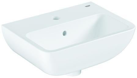 GROHE BauEdge Handwaschbecken Keramik 450x350mm alpinweiß wandhängend mit Überlauf