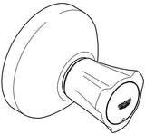 GROHE Costa Unterputzventil Oberbau – Markierung blau, Einbautiefe 20–200 mm, chrom