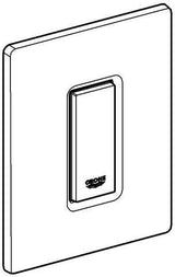GROHE Skate Cosmopolitan Urinal-Betätigungsplatte 116x144 mm velvet black Glas