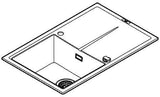 GROHE K400 Kompositspüle 1 Becken 780x500mm mit Abtropffläche granit grau