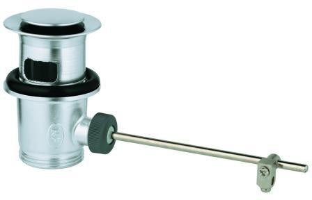 GROHE Ablaufgarnitur 1 1/4 Zoll für Waschtisch mit Überlauf – Chrom, Messing, Hebemechanismus