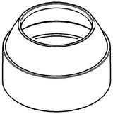 GROHE Abdeckrosette 440559 für Al Dente Spültischbatterien – Chrom, rund, 52 mm