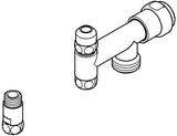 GROHE Eckfix WAS-Ventil 41031 – 3/8 Zoll Anschluss mit Rückflussverhinderer, Chrom