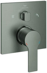 GROHE Allure Einhandbatterie Fertigmontageset – 3-Wege-Umstellung, cool sunrise gebürstet