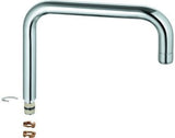 GROHE U-Auslauf 13096 Chrom für Minta Spültischbatterie – Schwenkbarer Rohrauslauf mit StarLight Oberfläche