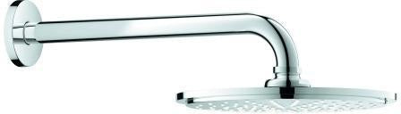 GROHE Rainshower Cosmopolitan 210 Kopfbrauseset mit 286 mm Brausearm, 1 Strahlart, Chrom