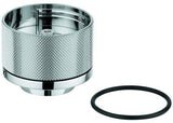 GROHE Armaturengriff 101299 in Chrom mit rot/blauer Temperaturanzeige
