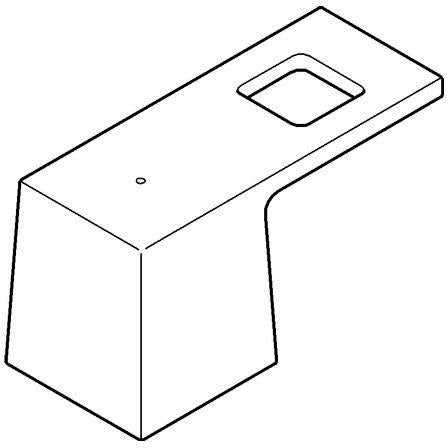 GROHE Griff 48138 für Eurocube – Markierung blau, chrom
