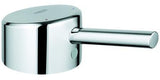 GROHE Hebel 46723 Chrom – Armaturengriff mit rot/blauer Temperaturanzeige