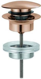 GROHE Ablaufgarnitur 65807 mit Klickverschluss für Waschtische, Chrom