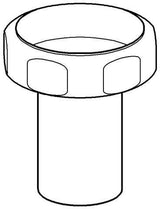 GROHE Abgangsstutzen 43328 komplett – Passgenauer Anschluss für WC und Bidet